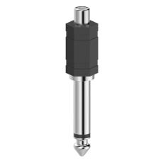 Hama - HAMA Adapter Audio RCA-Uttag till 6.3 Jack Mono
