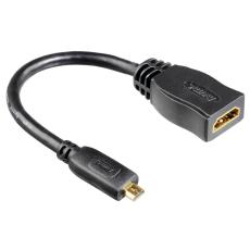 Hama - HAMA Adapter HDMI Micro D-HDMI Hane-Hona Guld Svart