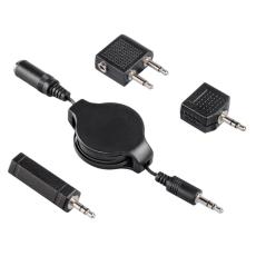 Hama - HAMA Adapter Kit Inkl Kabel 3.5mm Roll-Up 1.2m