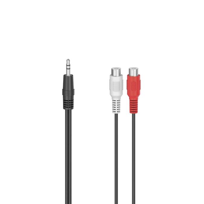 Hama - HAMA Adapter Audio 2x RCA-uttag till 3,5 Jackkontakt
