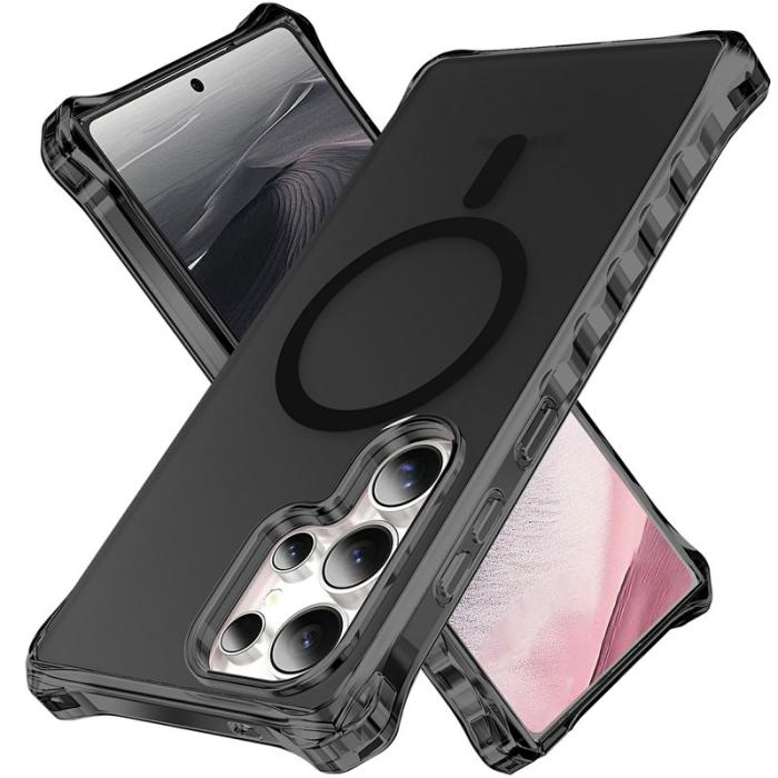 OEM - Mobilskal för Samsung Galaxy S26 Ultra Magnetiskt PC + TPU - Svart