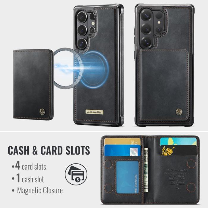 Caseme - CaseMe Mobilskal för Samsung Galaxy S26 Ultra Magnetiskt PC + TPU - Svart