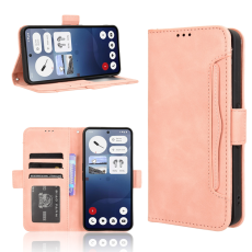 A-One Brand - Nothing Phone (3a) Plånboksfodral Läder - Rosa