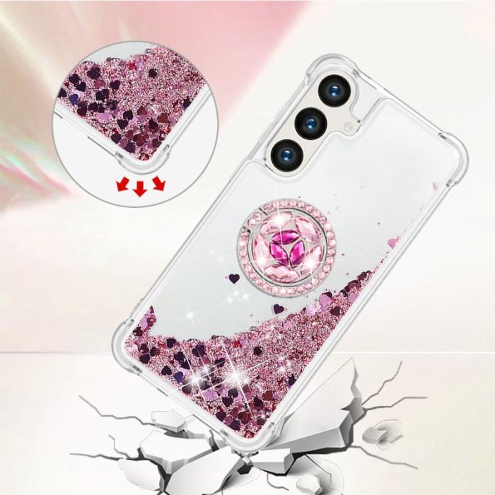 OEM - Mobilskal för Samsung Galaxy S26 Plus TPU Kickstand - Roséguld