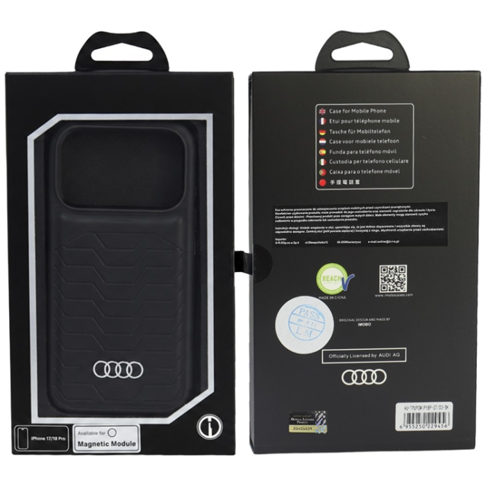Audi - Audi Mobilskal För iPhone 18 Pro/17 Pro Magsafe GT - Svart