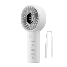 Jisulife - Jisulife B&auml;rbar USB Handfl&auml;kt 3600 mAh Fan Life4 - Gr&aring;