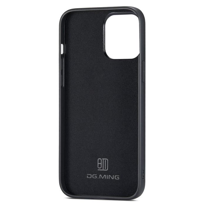 DG.MING - DG.MING Mobilskal till iPhone 13 Pro Max Stöttålig PU Läder + PC + TPU