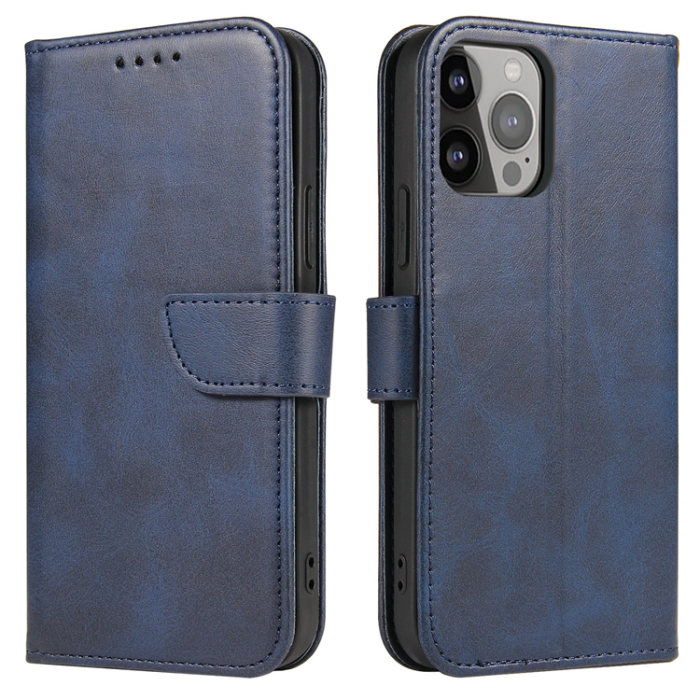 OEM - iPhone 15 Pro Plånboksfodral Magnet - Blå