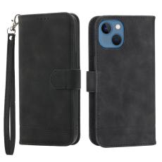 DIERFENG - DIERFENG DF-03 Konstl&auml;der Pl&aring;nboksfodral f&ouml;r iPhone 13 mini 5.4 tum - Svart