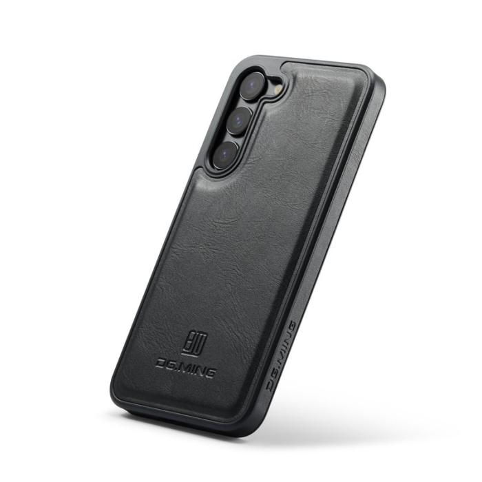 DG.MING - DG.MING Mobilskal till Samsung Galaxy S23 Läderbelagt PC+TPU Svart