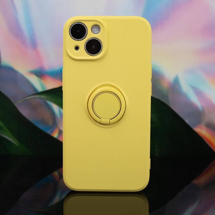 OEM - iPhone 16 Pro Max Mobilskal Ringhållare - Gul