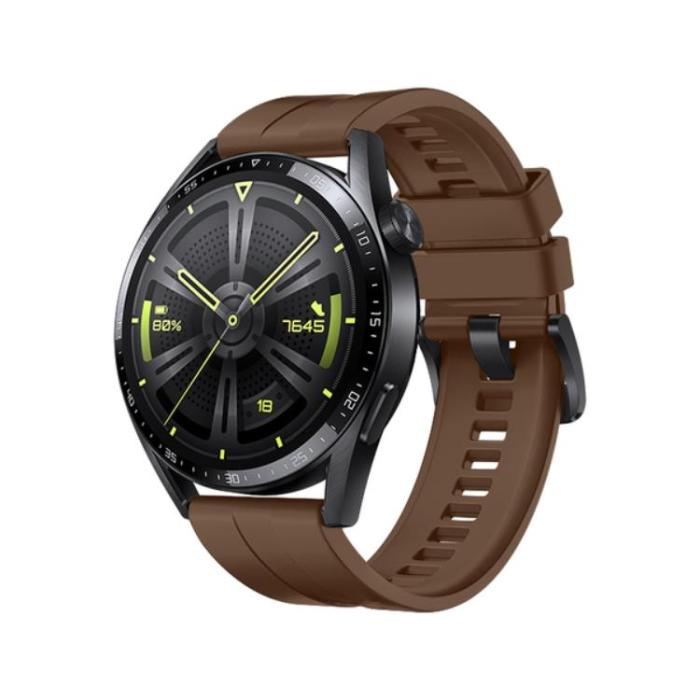 UTGATT1 - Huawei Watch GT 3 (46mm) Armband Strap One - Brun