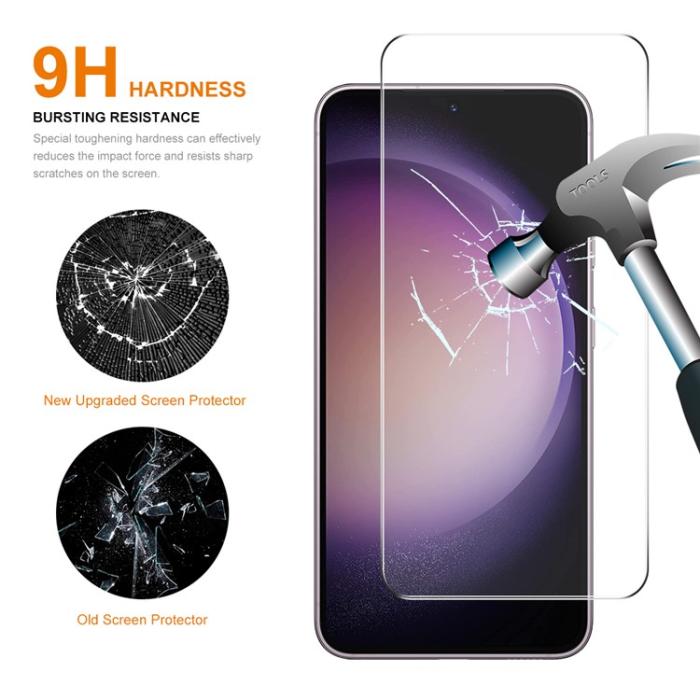 A-One Brand - [1-PACK] Galaxy S23 FE Härdat Glas Skärmskydd - Clear