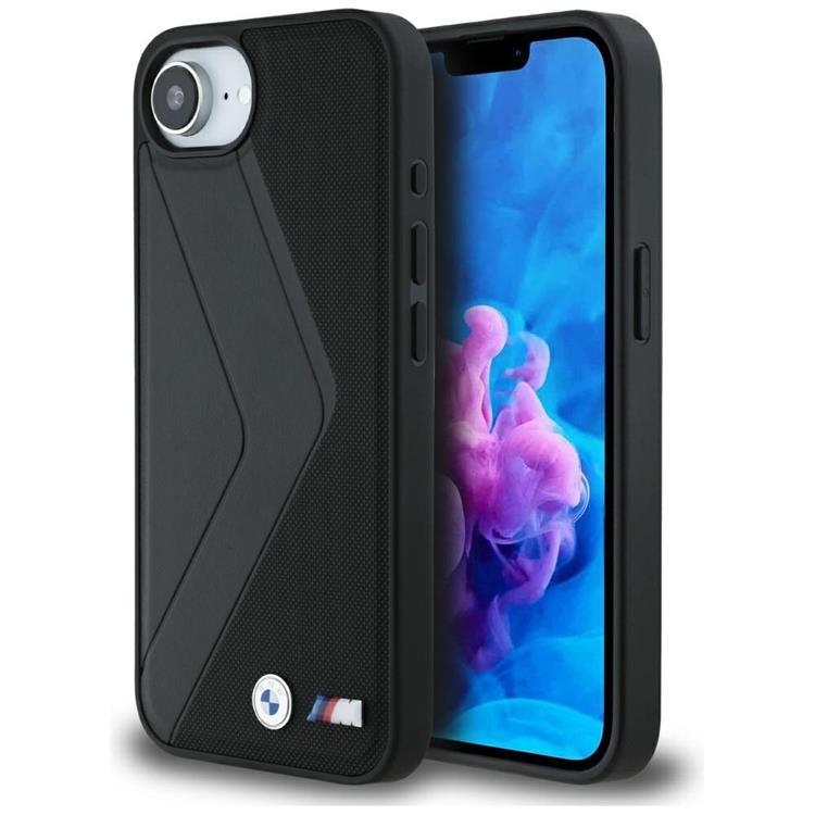 BMW iPhone 16e Mobilskal MagSafe Oversized Stripes - Svart | 2353 | AlltMobil