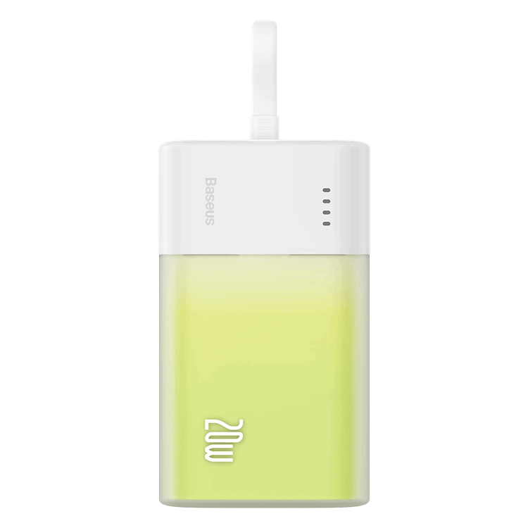 Baseus Powerbank 5200mAh Popsicle 20W - Vit/Grön | 505295 | AlltMobil