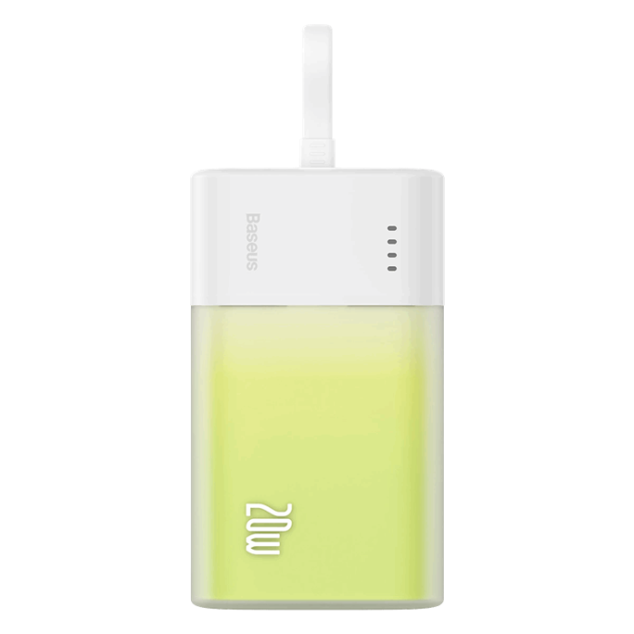 BASEUS - Baseus Powerbank 5200mAh Popsicle 20W - Vit/Grön