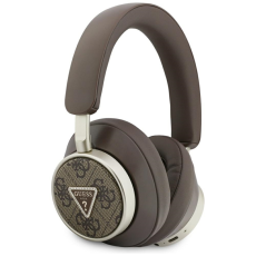 Guess - Guess Over-Ear H&ouml;rlurar ENC Bluetooth 4G Triangle Logo - Brun