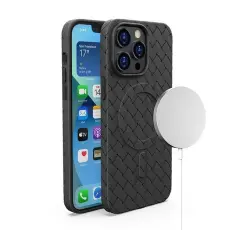 OEM - Mobilskal till iPhone 15 Pro Magsafe Woven - Svart