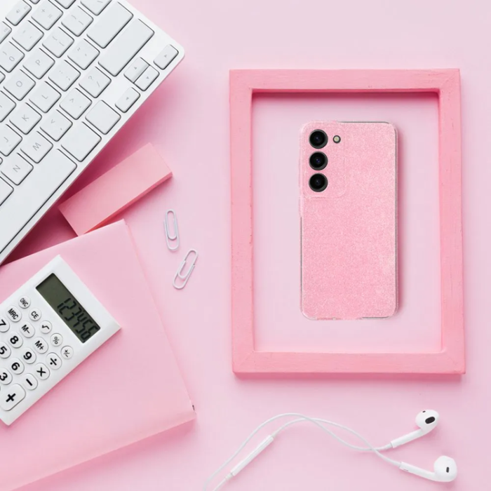 OEM - Xiaomi Redmi Note 14 Pro 4G Mobilskal Clear 2mm Blink - Rosa