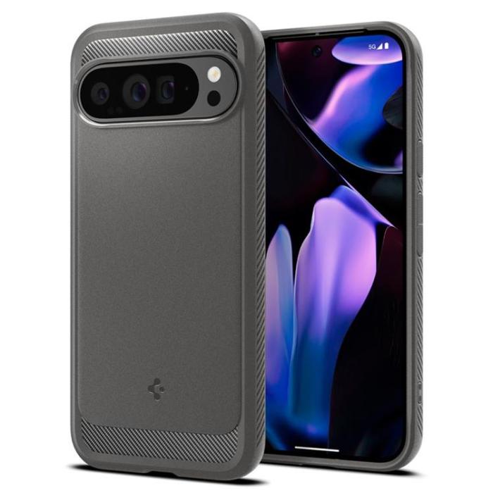Spigen - Spigen Google Pixel 9 Pro XL Mobilskal Rugged Aromor - Grå