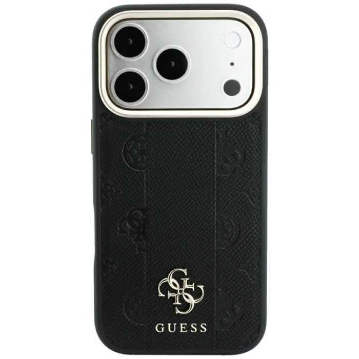 Guess - Guess Mobilskal För iPhone 18 Pro/17 Pro Magsafe Stripe Peony 4G Logo