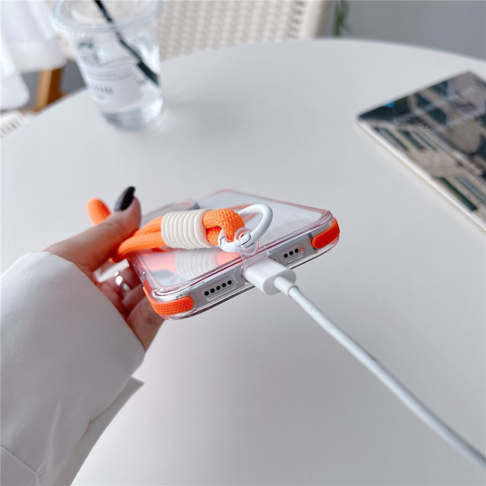 A-One Brand - iPhone 16 Pro Max Mobilskal MagSafe Acrylic Kickstand - Orange