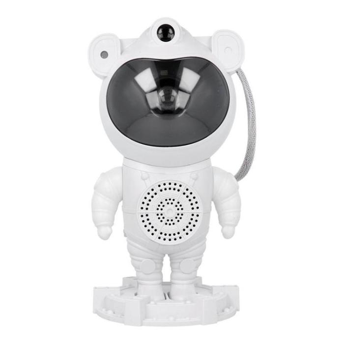 OEM - Astronaut Stjärnprojektor med Bluetooth Högtalare X2501 - Vit