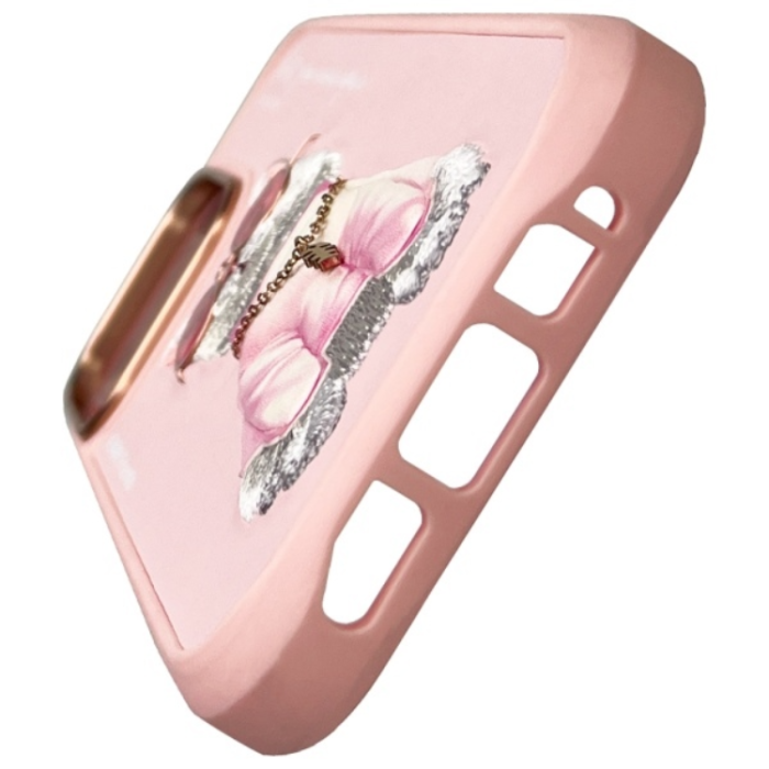 NIMMY - Nimmy iPhone 16 Pro Max Mobilskal Glasses Cool Cat - Rosa