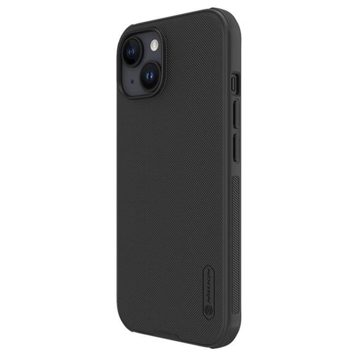 Nillkin - Nillkin iPhone 15 Mobilskal Super Frosted Shield Pro - Svart