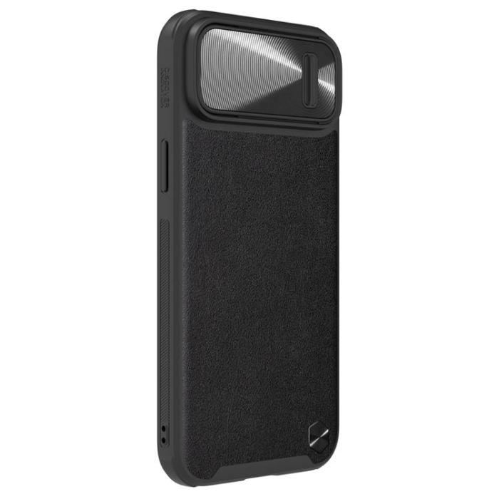 Nillkin - Nillkin iPhone 14 Plus Skal CamShield Läder S - Svart