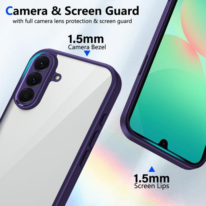 OEM - Samsung Galaxy S26/S26 Pro Skal Matt Skinn Touch Klar Stötabsorberande - Lila