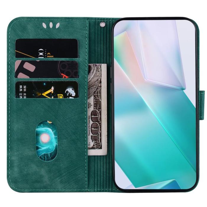 OEM - Samsung Galaxy S26 / S26 Pro Plånboksfodral Konstläder Stötsäker - Grön