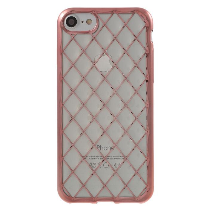 UTGATT1 - Rhombi Mobilskal iPhone 7/8/SE 2020 - Roséguld
