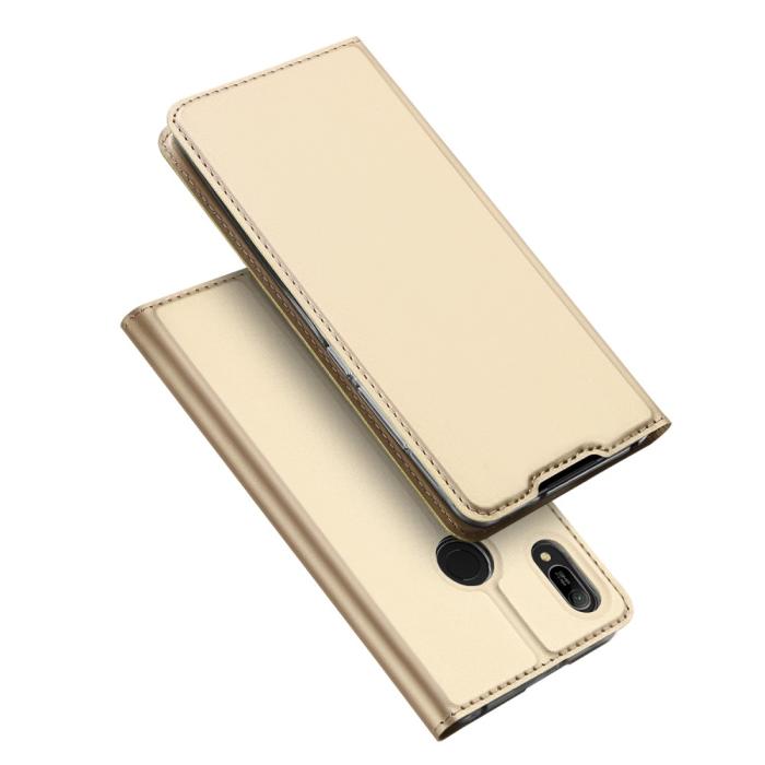 UTGATT5 - Dux Ducis Plånboksfodral till Huawei Y6 (2019) - Guld
