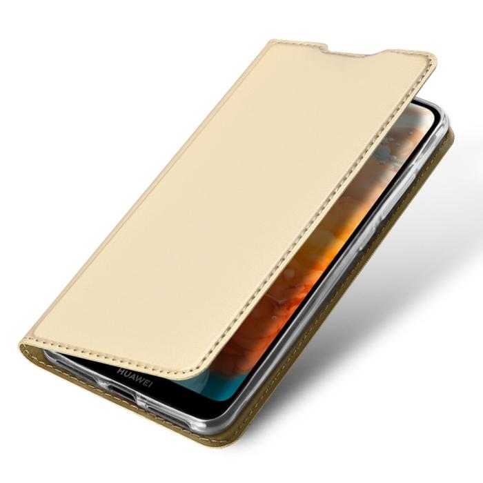 UTGATT5 - Dux Ducis Plånboksfodral till Huawei Y6 (2019) - Guld