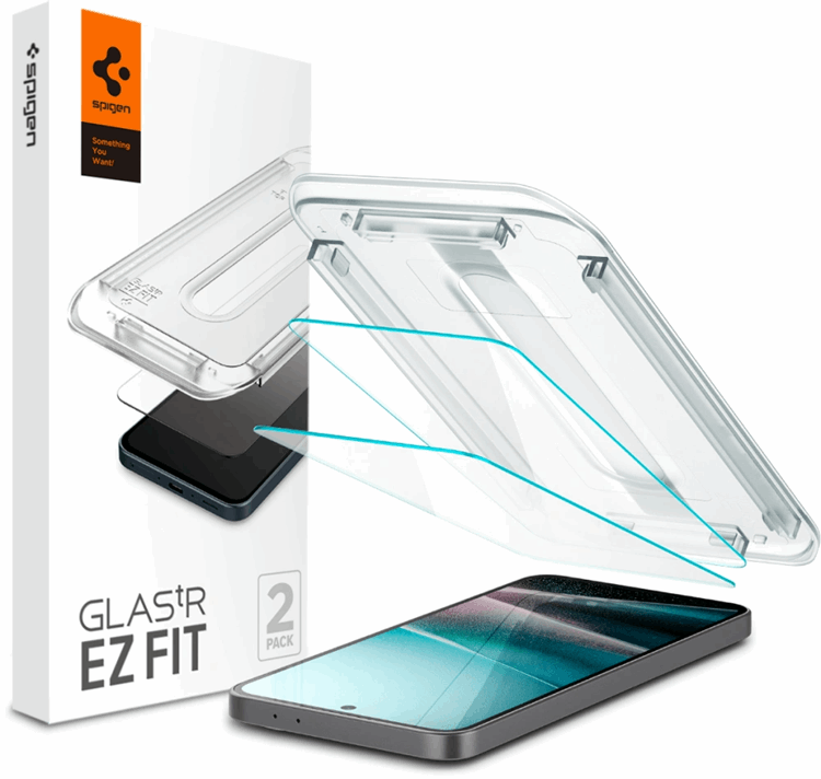 [2-Pack] Spigen Galaxy A36 5G Härdat Glas Skärmskydd EZ Fit | 5468 | AlltMobil