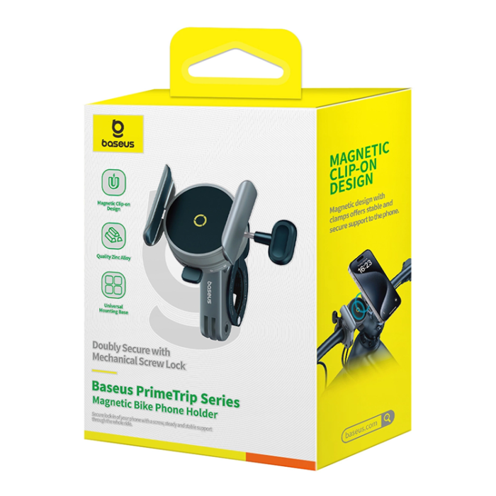 BASEUS - Baseus Magnetisk Mobilhållare för Cykel/Skoter - Svart