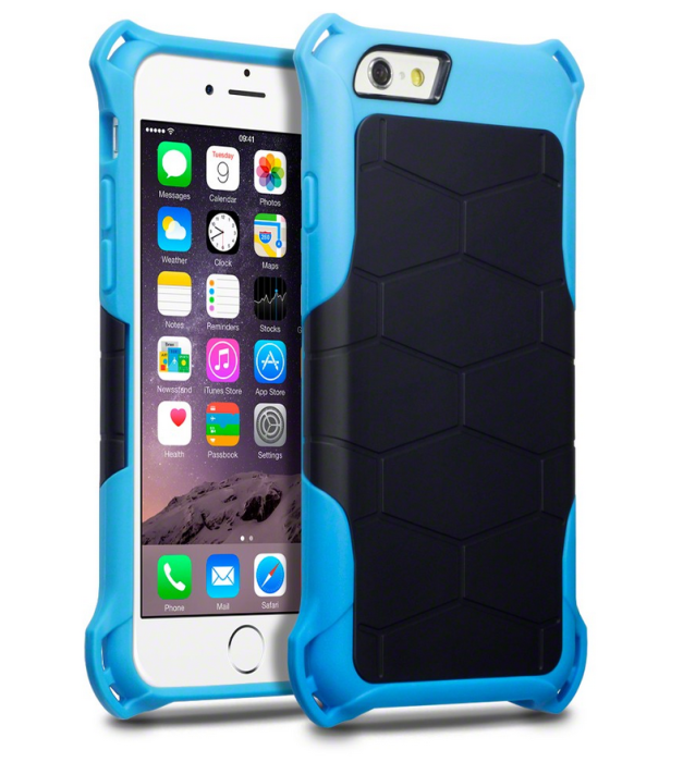 UTGATT5 - Rugged Case till iPhone 6 / 6S - Svart/Blå