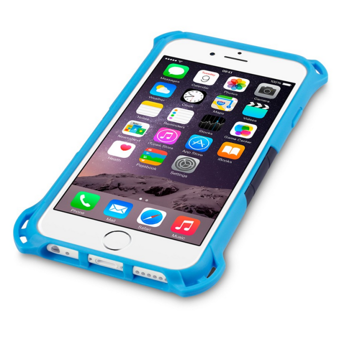 UTGATT5 - Rugged Case till iPhone 6 / 6S - Svart/Blå