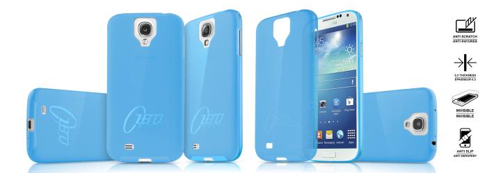UTGATT4 - ITSkins Zero 3 Skal till Samsung Galaxy S4 Mini (Blå) + Skärmskydd