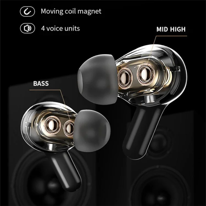 A-One Brand - TWS In-Ear Hörlurar Bluetooth T22 - Svart