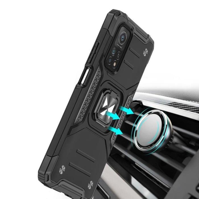 Wozinsky - Wozinsky Xiaomi Redmi Note 11/11S/11T/Poco M4 Pro 5G Skal Ring Armor - Svart