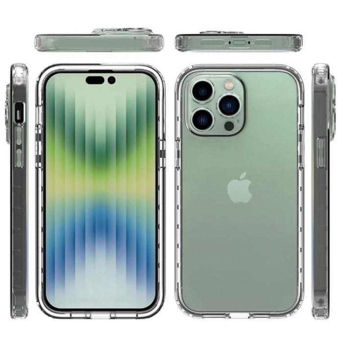 A-One Brand - iPhone 14 Pro Skal Gradient Shockproof - Clear