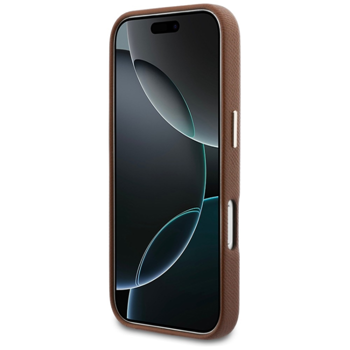 KARL LAGERFELD - Karl Lagerfeld Mobilskal För iPhone 17 Pro Max MagSafe Karl Head Logo - Brun