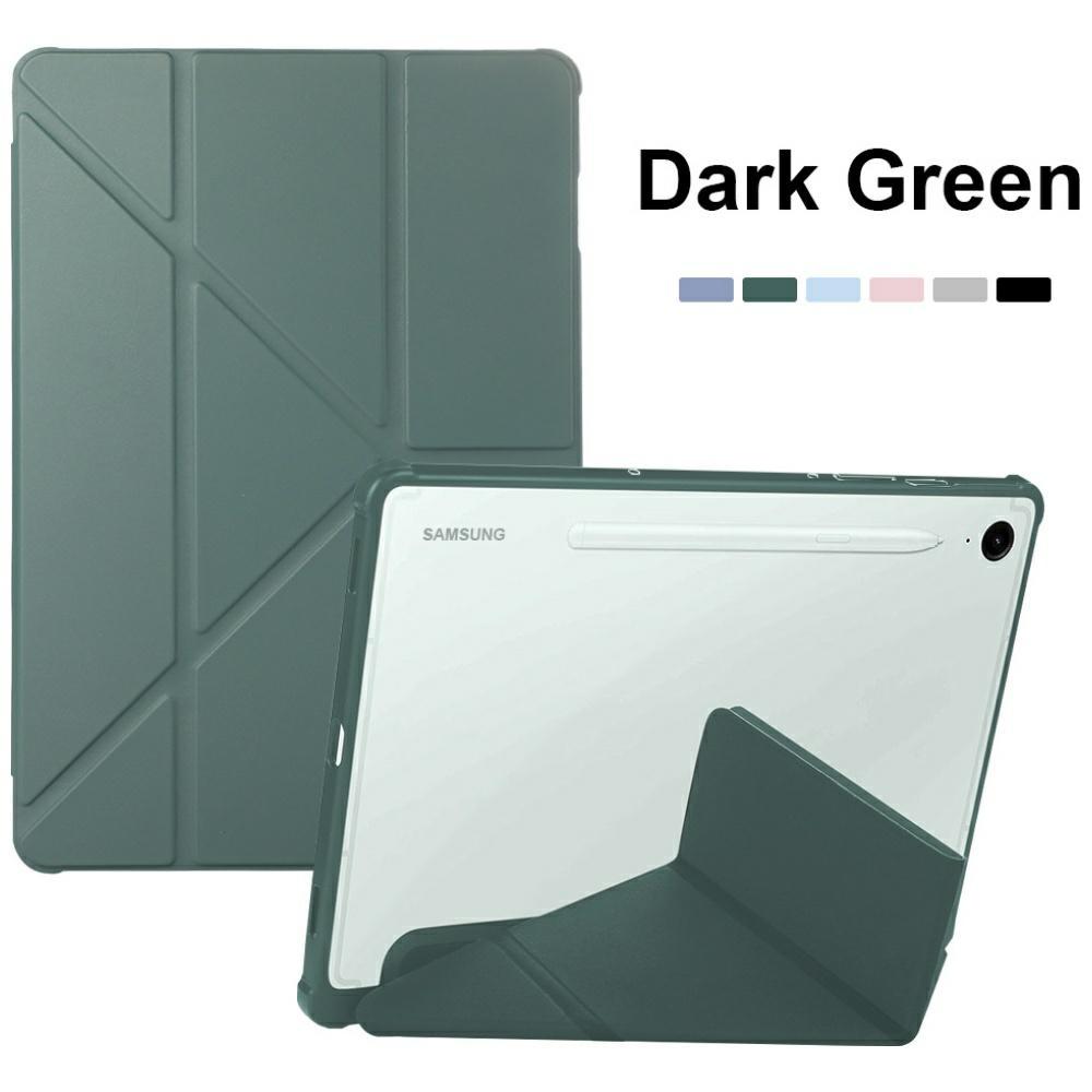 Galaxy Tab S10 Ultra Fodral Stand - Grön