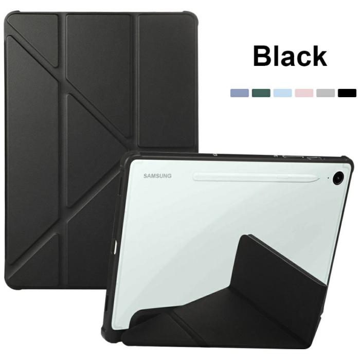 No name - Galaxy Tab S10 Ultra Fodral Stand - Svart
