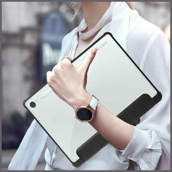 No name - Galaxy Tab S10 Ultra Fodral Stand - Svart