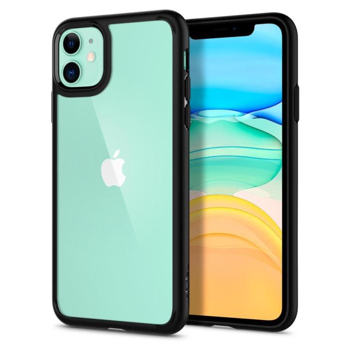 Spigen - SPIGEN Ultra Hybrid iPhone 11 Mattsvart