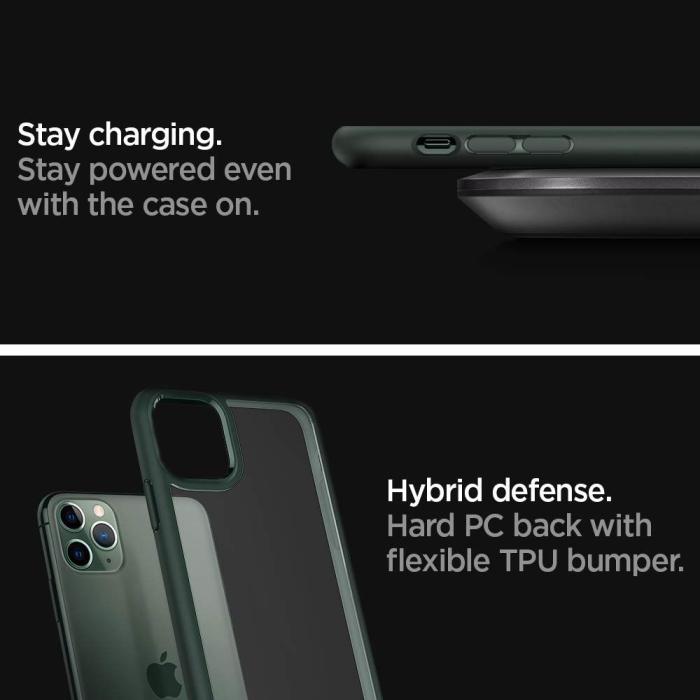 UTGATT - SPIGEN Ultra Hybrid iPhone 11 Pro Midnatt Green