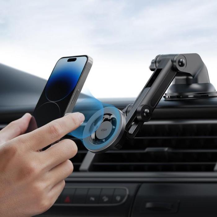 UTGATT - ESR Bilhållare Halolock Magsafe Dashboard Adjustable - Svart
